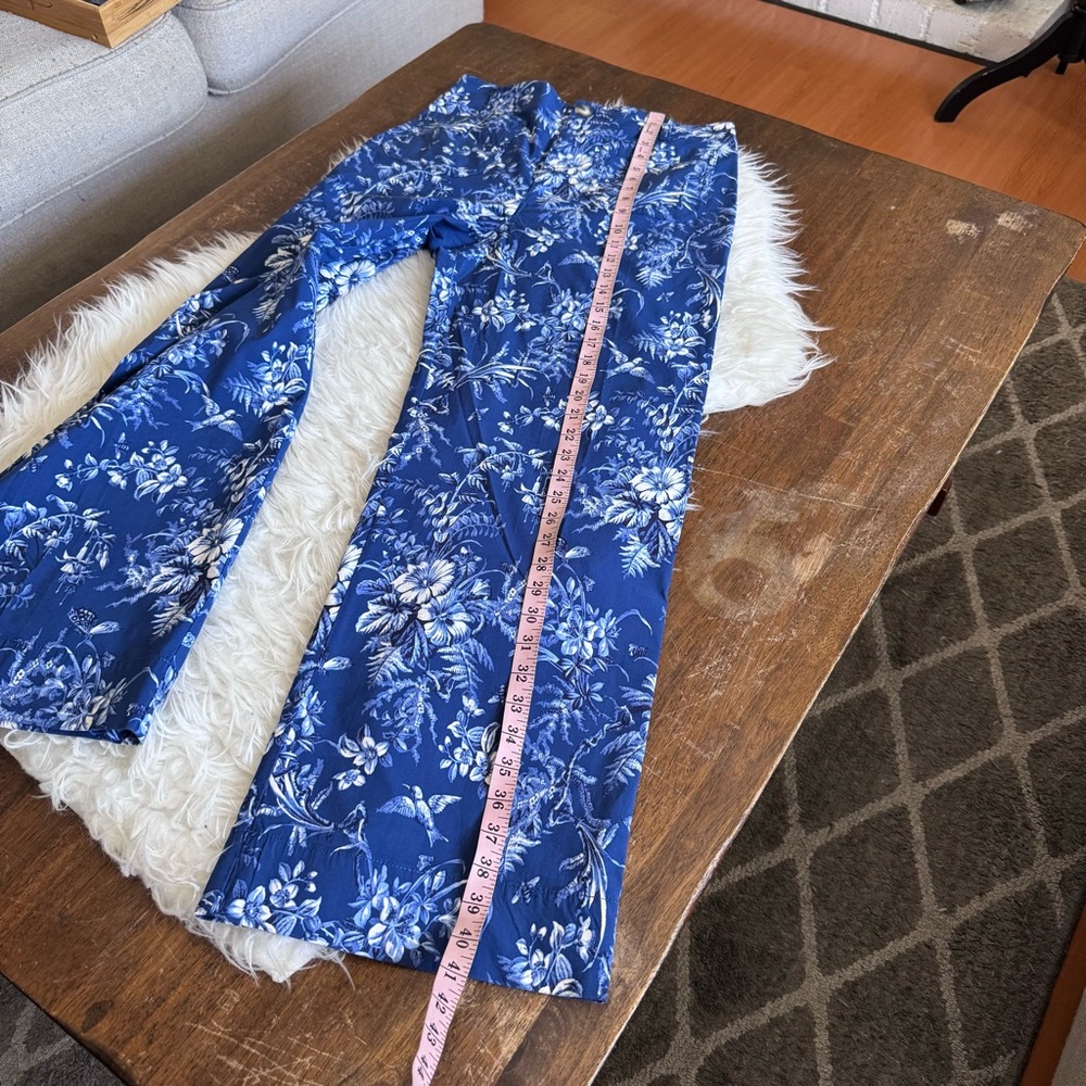 Maeve Blue and White Floral Pants “The Colette” - Picture 8 of 12